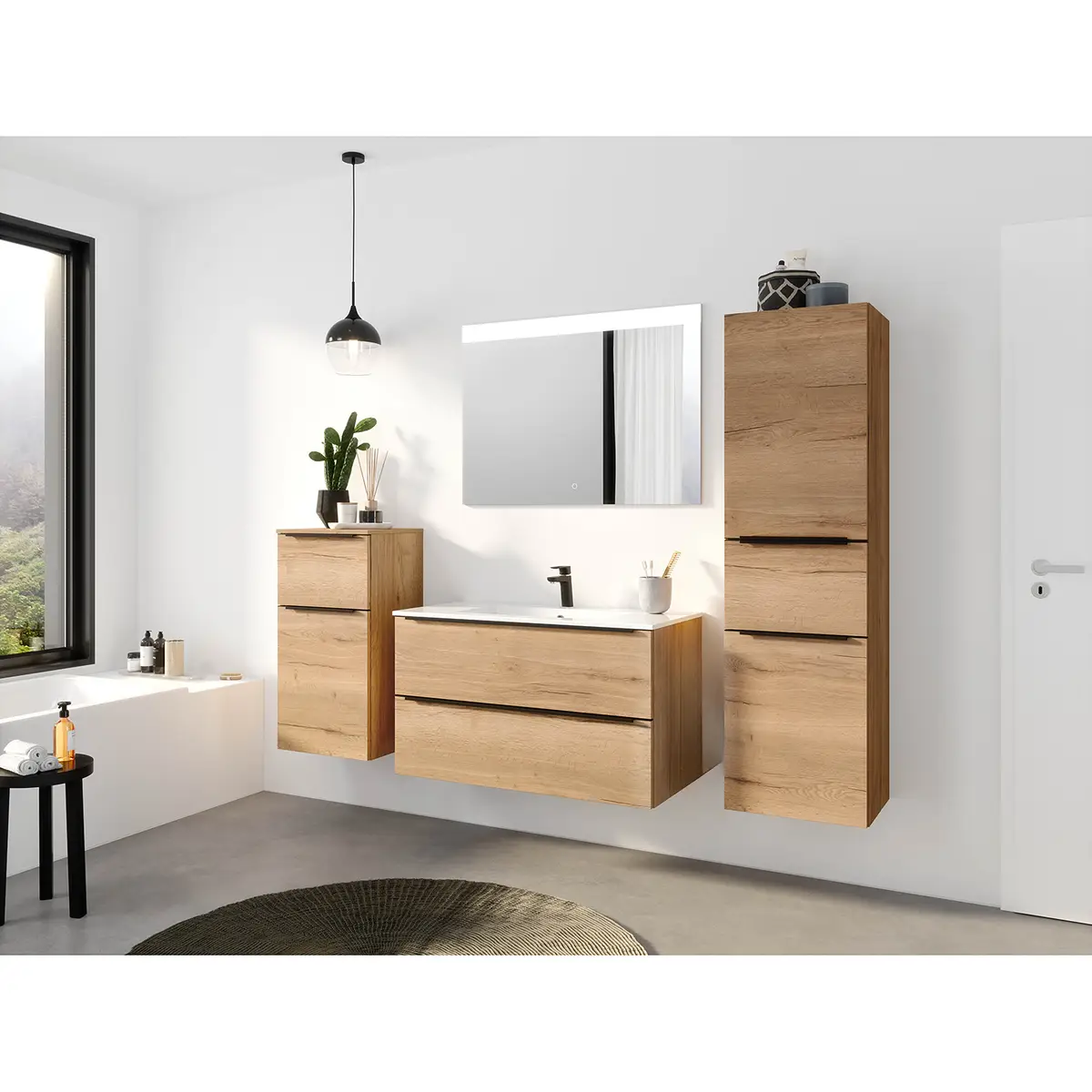 Badezimmerset MYBA VI | Braun