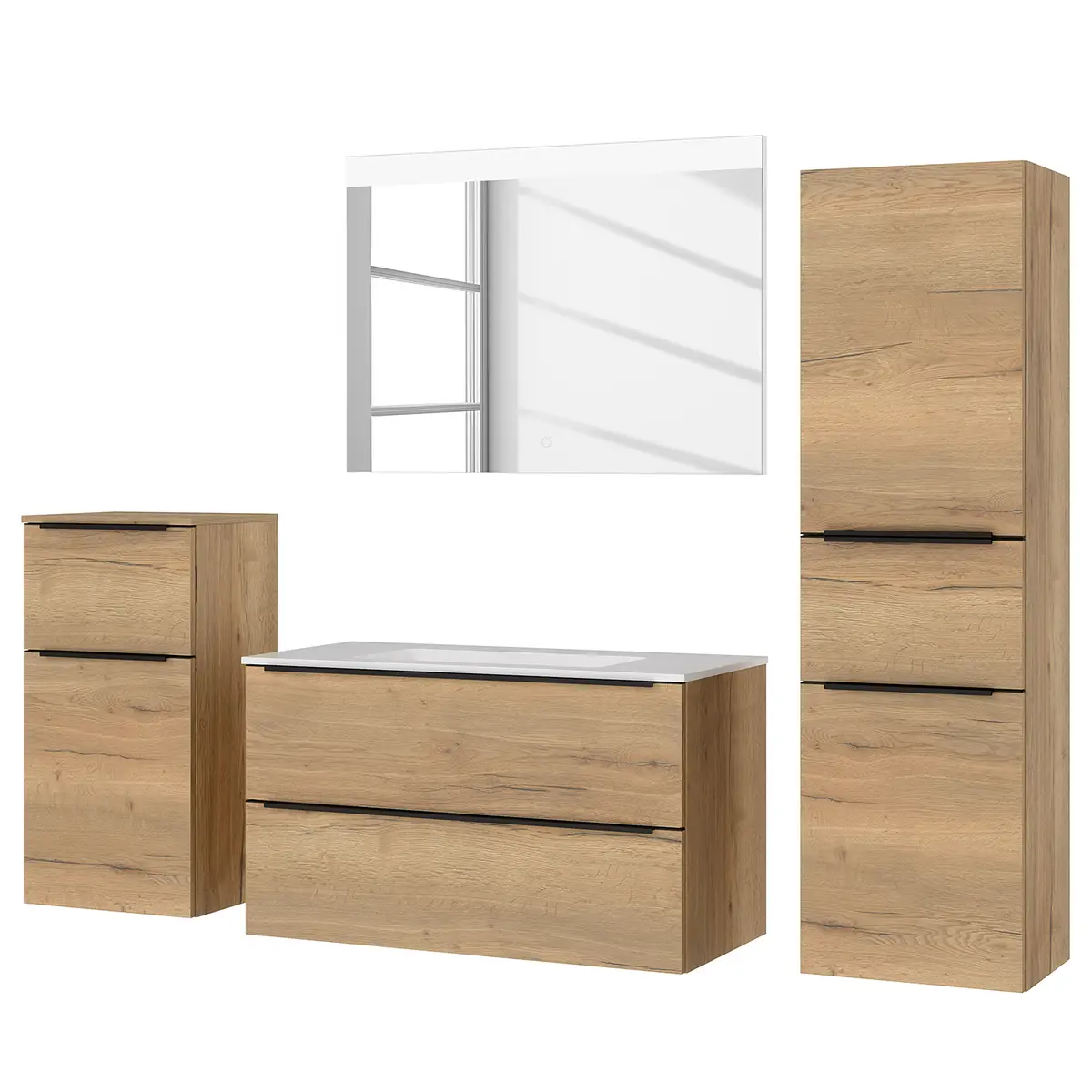 Badezimmerset MYBA VI | Braun