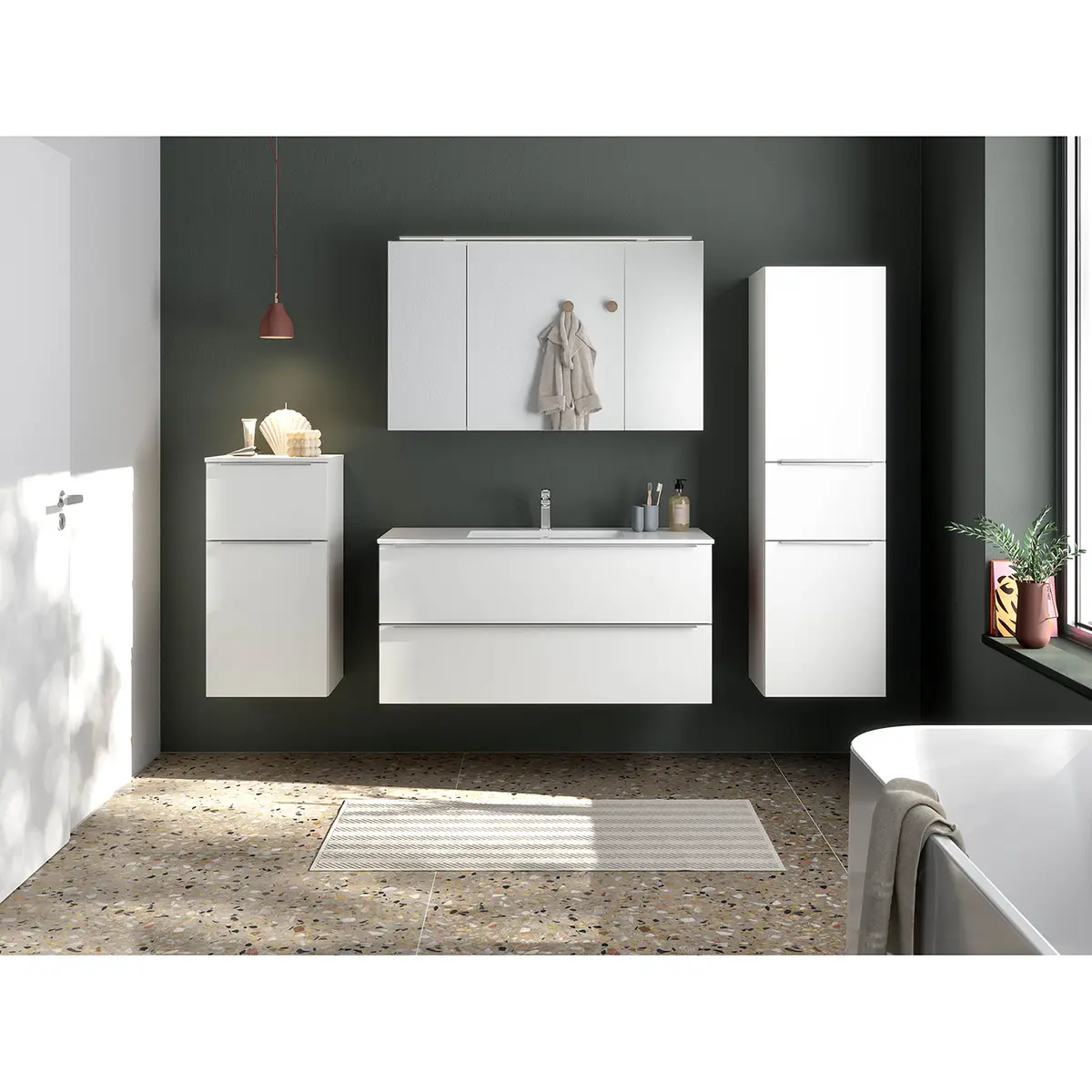Badezimmerset MYBA VII | Weiß