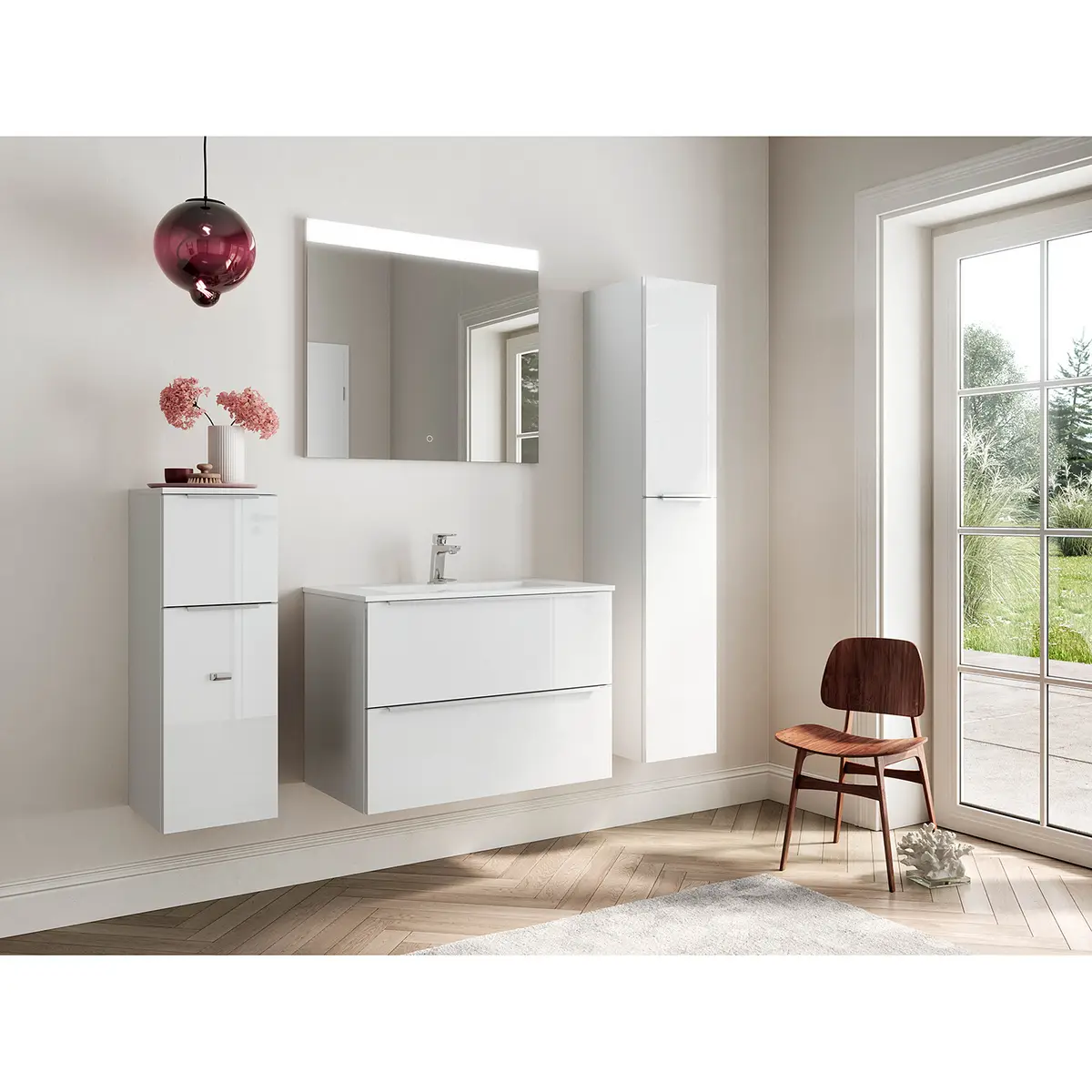 Badezimmerset MYBA | Weiß