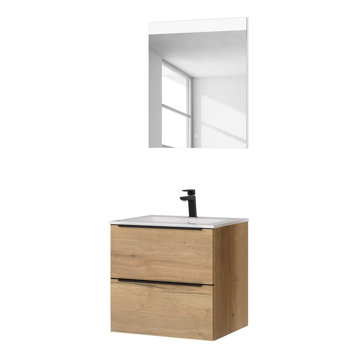 Badezimmerset MYBA II 2-teilig 60cm | Braun