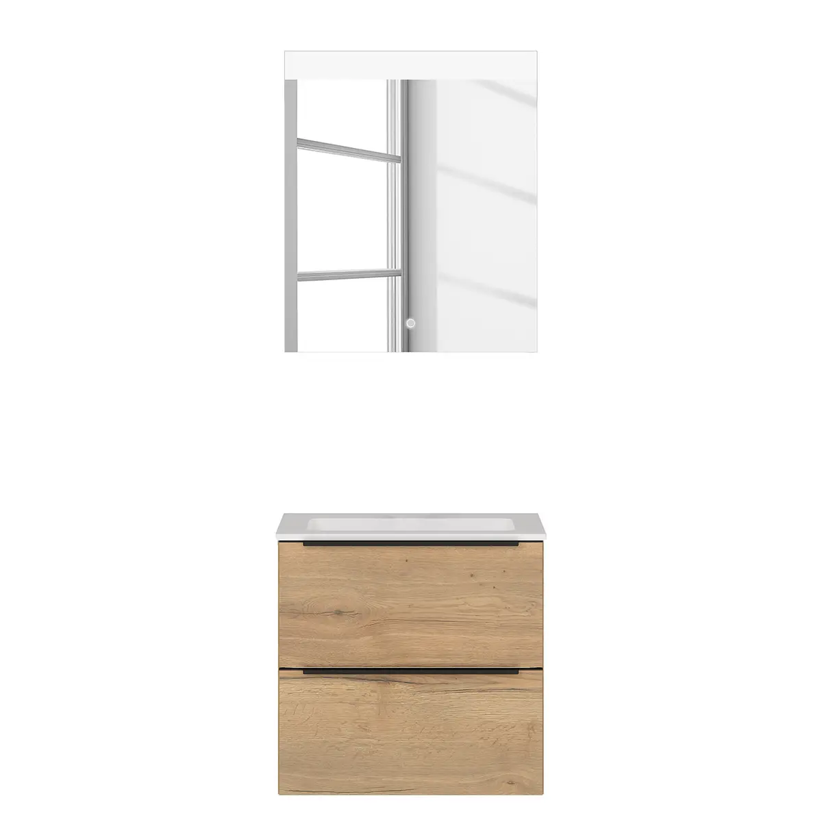 Badezimmerset MYBA II 2-teilig 60cm | Braun