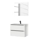 Badezimmerset MYBA II 2-teilig 80cm Weiß/Weiß | Weiß