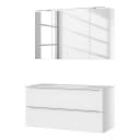 Badezimmerset MYBA III 2-teilig 120cm Weiß/Weiß | Weiß