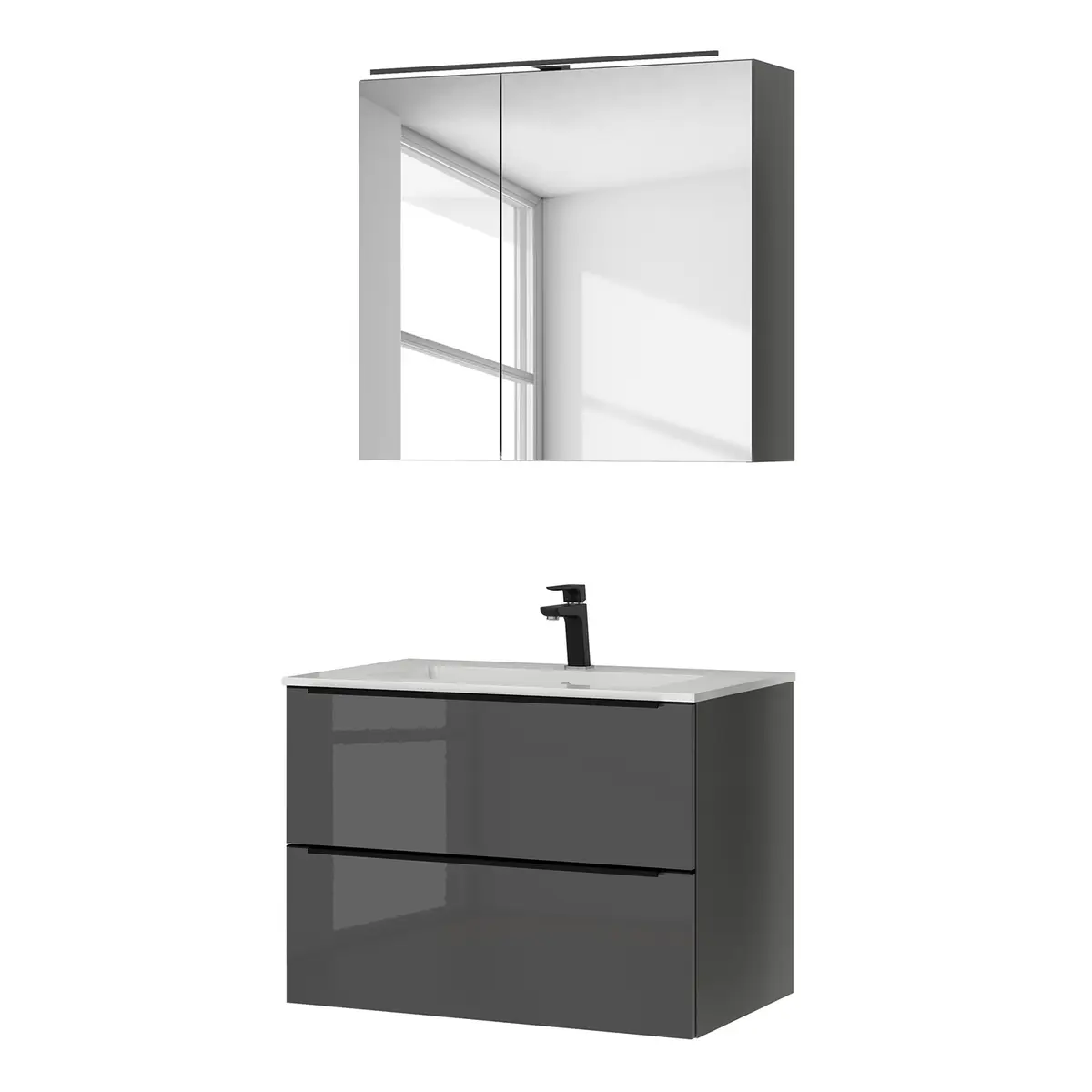 Badezimmerset MYBA IV | Grau