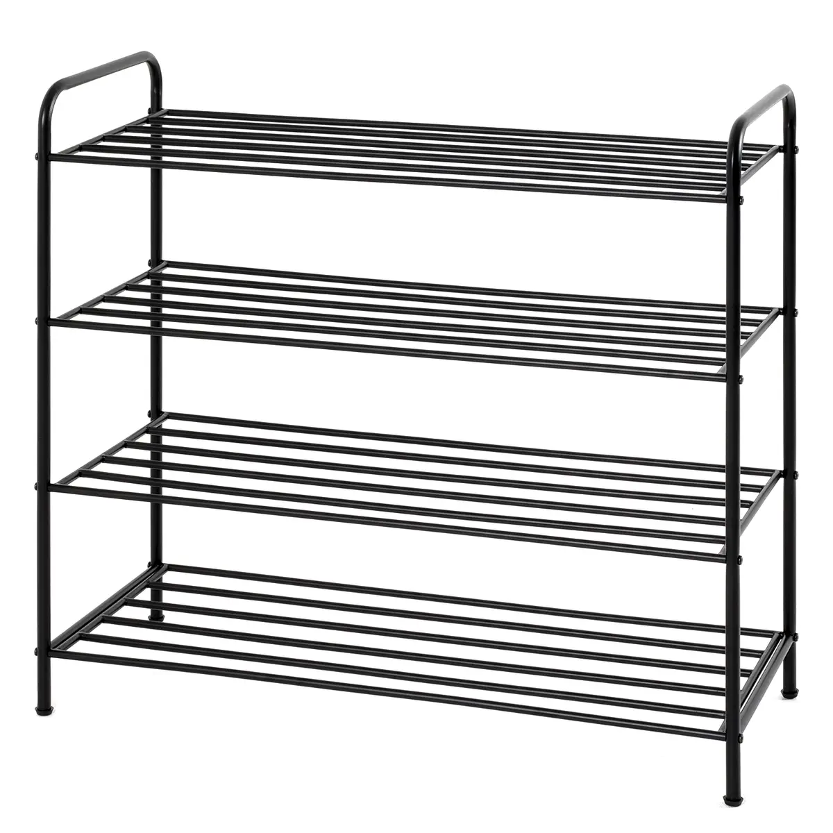 Schuhregal Riddock 78cm Schwarz | Schwarz