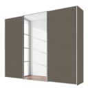 Schwebetürenschrank Typ D | Braun