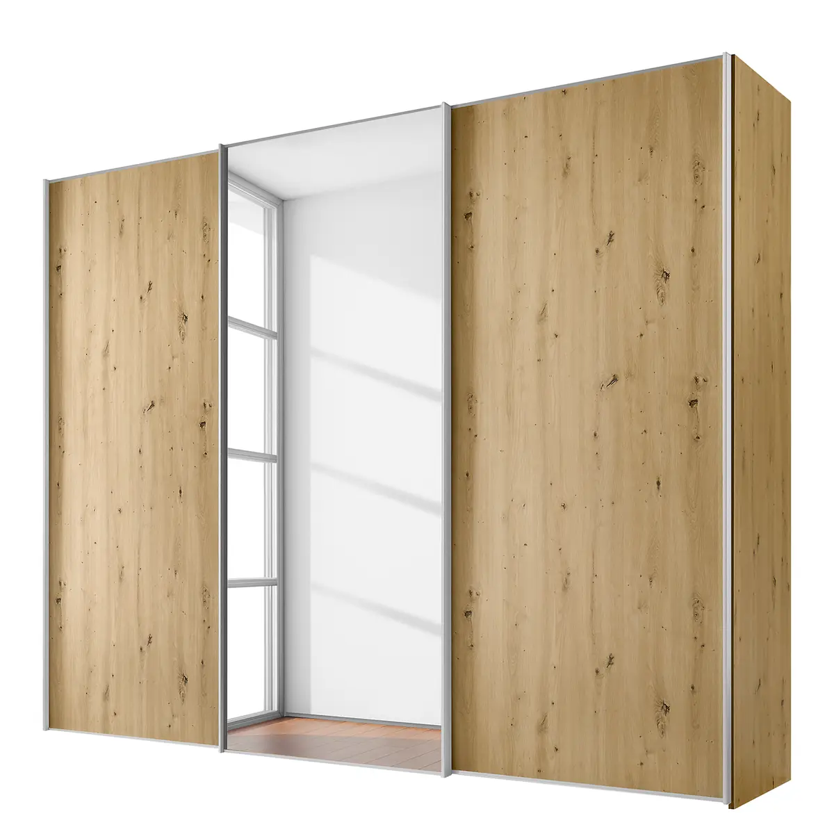 Schwebetürenschrank Typ D 280 x 240cm | Braun
