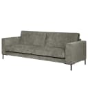 2,5-Sitzer Sofa Grau Chenille Alita | Grau