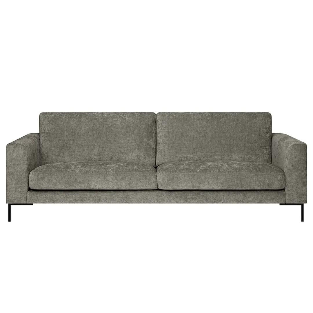 2,5-Sitzer Sofa Grau Chenille Alita | Grau