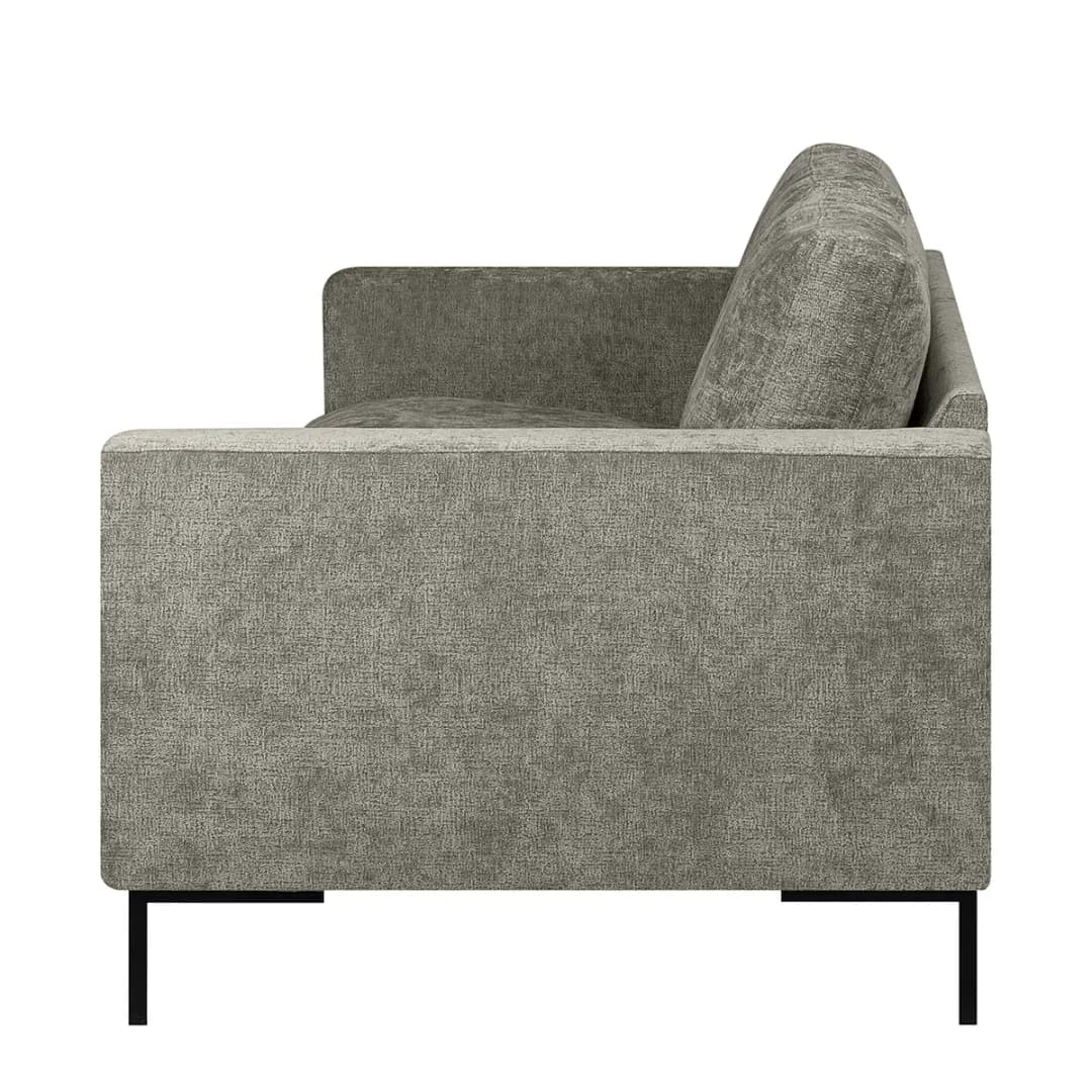 2,5-Sitzer Sofa Grau Chenille Alita | Grau