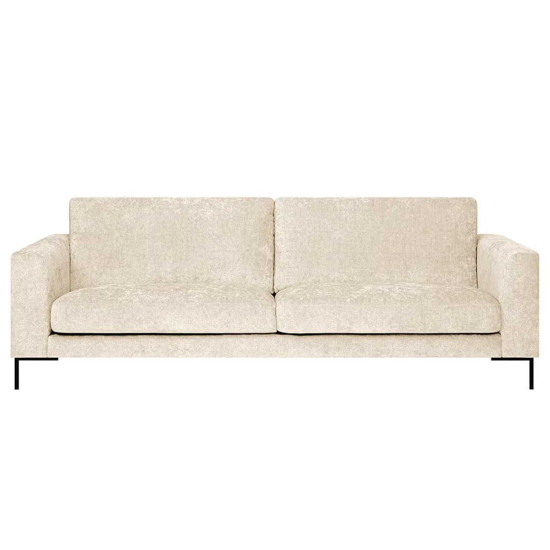2,5-Sitzer Sofa Beige Chenille Alita | Beige