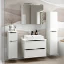 Badezimmerset MYBA XXV 4-teilig 140cm Weiß/Weiß | Weiß