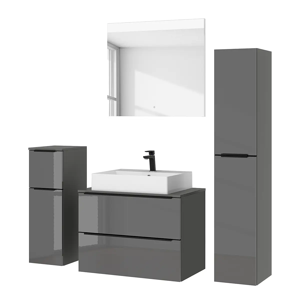 Badezimmerset MYBA XXIII | Grau