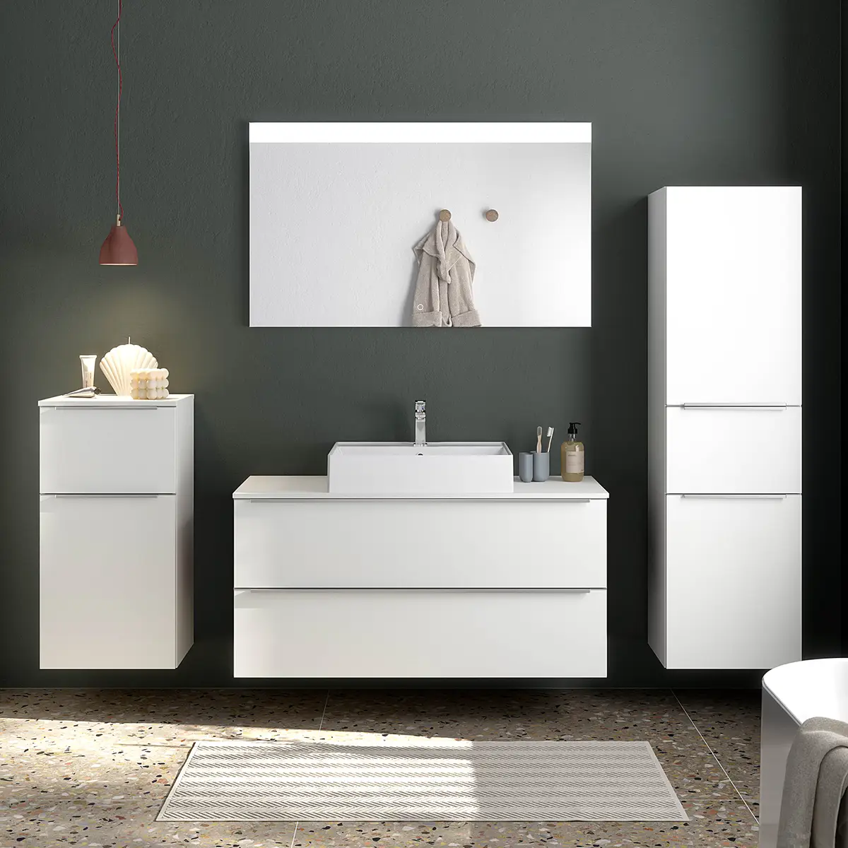 Badezimmerset MYBA XXII | Weiß