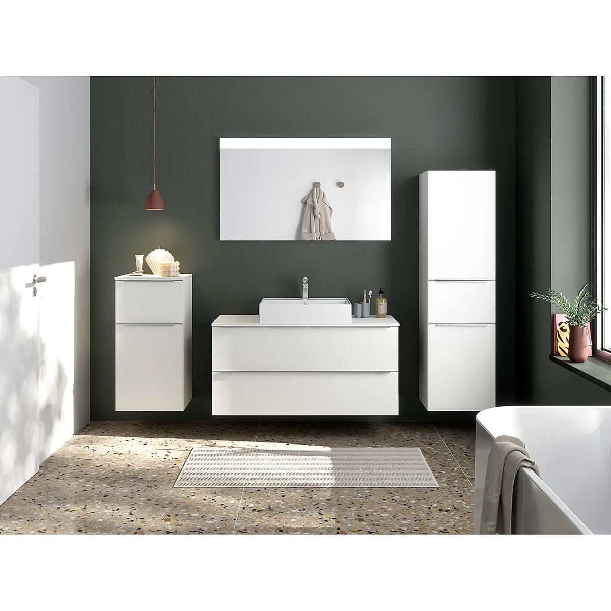 Badezimmerset MYBA XXII | Weiß