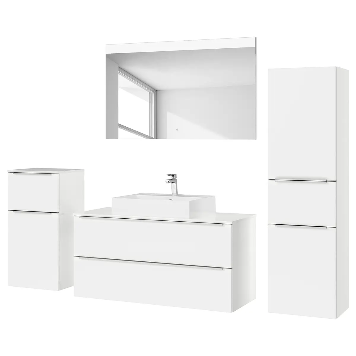 Badezimmerset MYBA XXII | Weiß