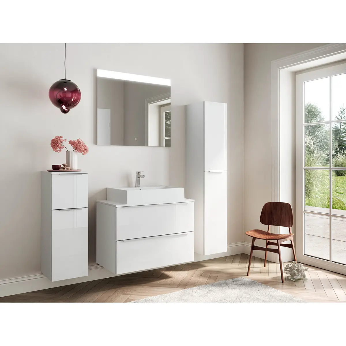 Badezimmerset MYBA XVIII | Weiß