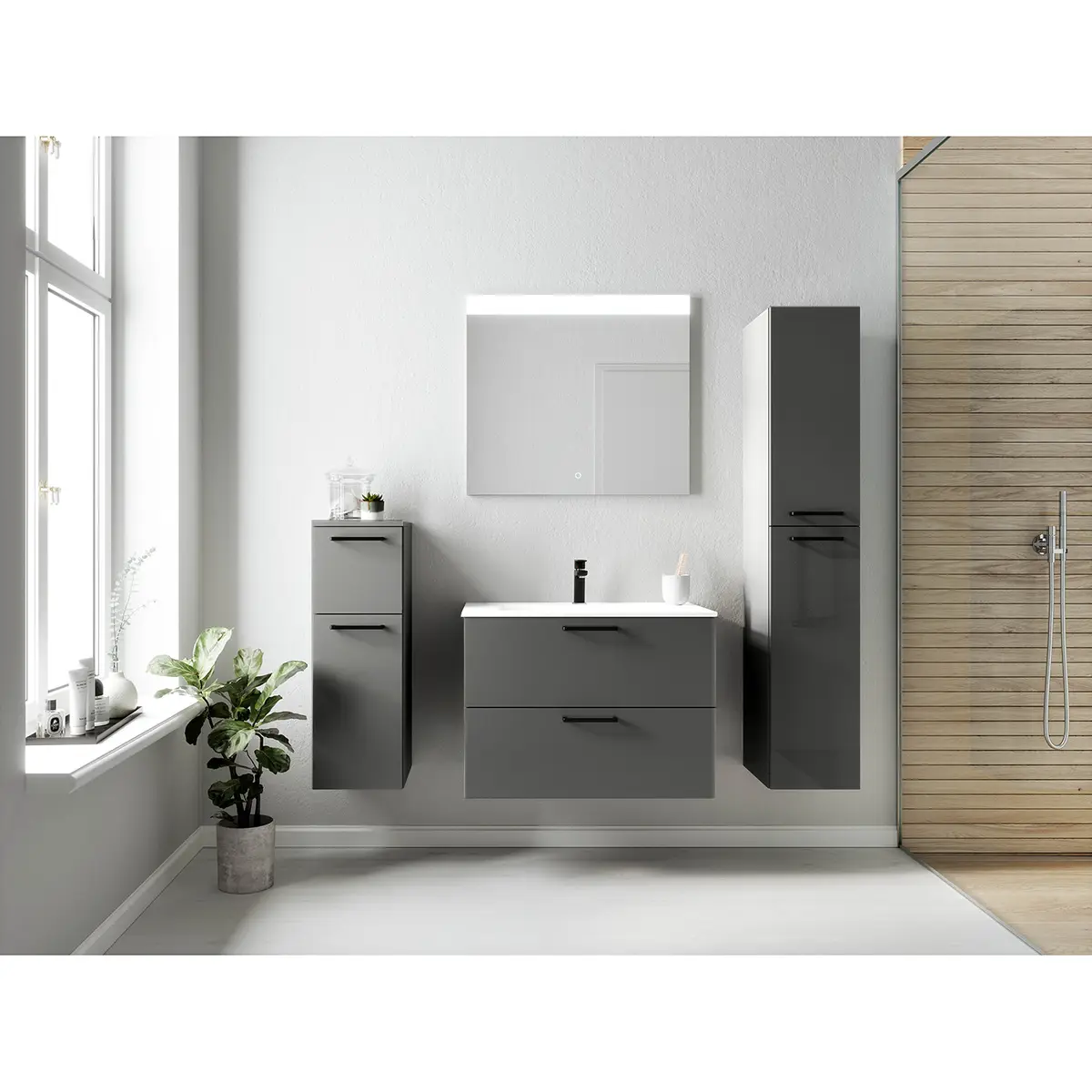Waschtisch MYBA IV 80cm | Braun