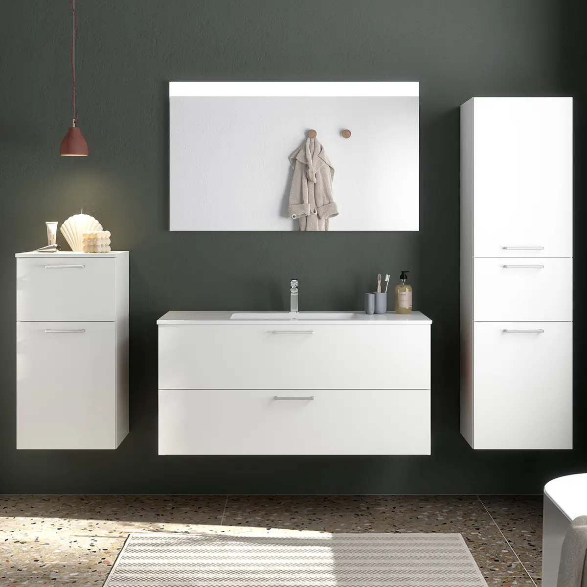Badezimmerset MYBA XIV | Weiß