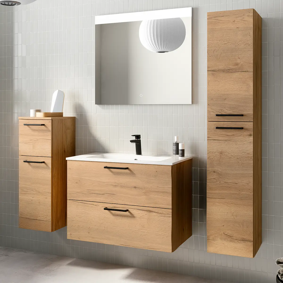 Badezimmerset MYBA XV 4-teilig | Braun