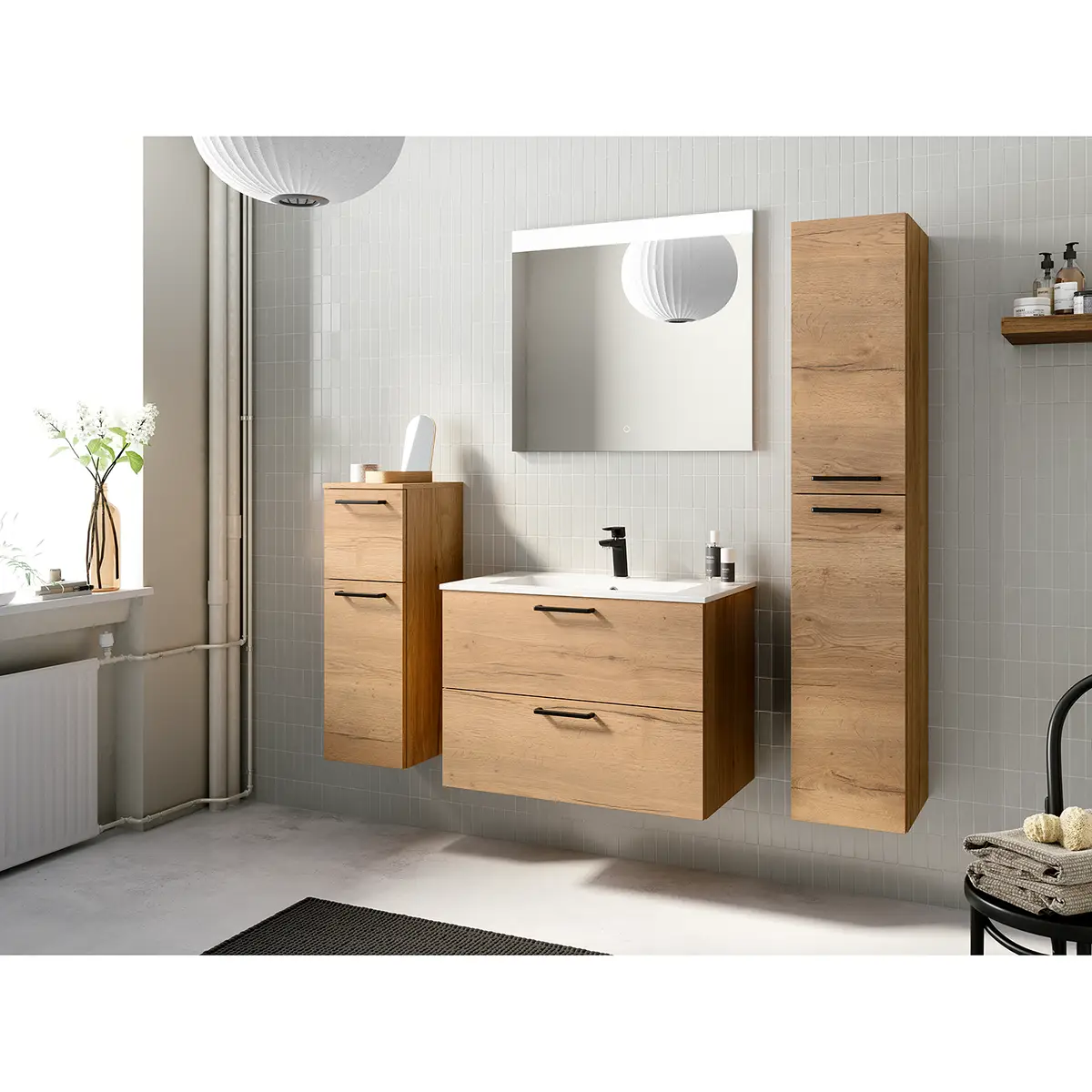 Badezimmerset MYBA XV 4-teilig | Braun