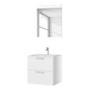 Badezimmerset MYBA IX 2-teilig 60cm Weiß/Weiß | Weiß