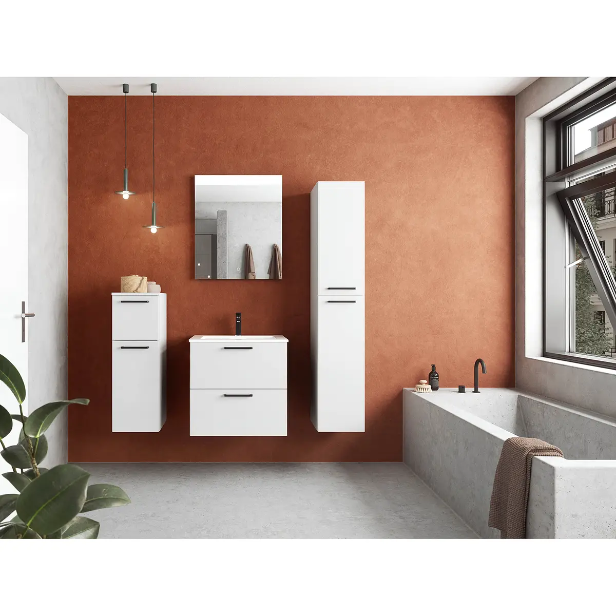 Badezimmerset MYBA XI | Weiß