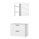 Badezimmerset MYBA XI 2-teilig 80cm Weiß/Weiß | Weiß