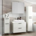 Badezimmerset MYBA XXXIII 4-teilig 140cm Weiß/Weiß | Weiß