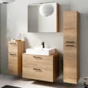 Badezimmerset MYBA XXXIII 4-teilig 140cm | Braun