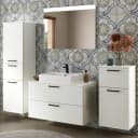 Badezimmerset MYBA XXXI 4-teilig 190cm Weiß/Weiß | Weiß