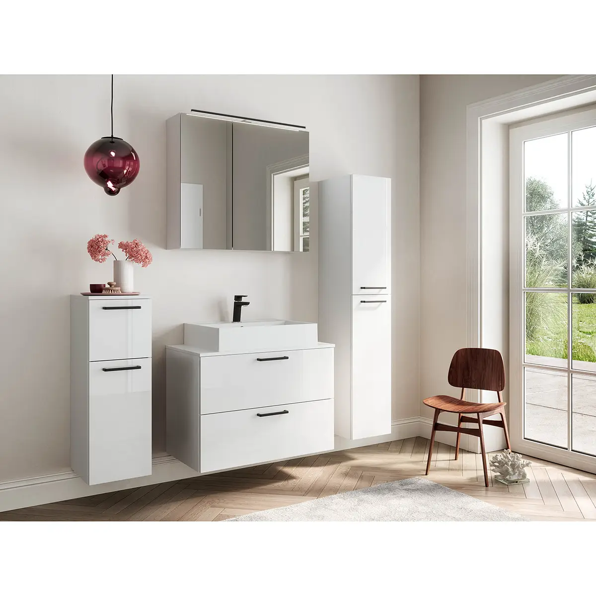 Badezimmerset MYBA XXIV | Weiß