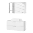 Badezimmerset MYBA XXVIII 2-teilig 120cm Weiß/Weiß | Weiß