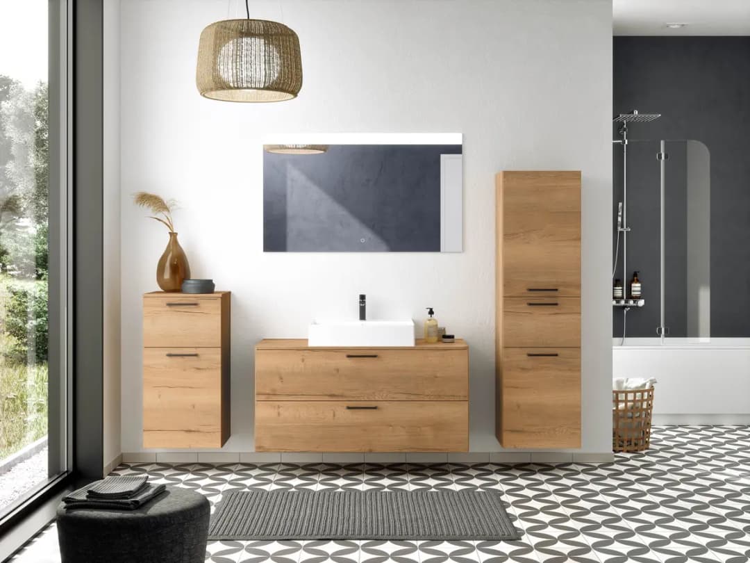Badezimmerset MYBA XXVII | Braun
