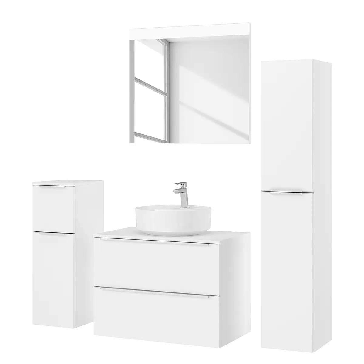 Badezimmerset MYBA XXXVIII | Weiß