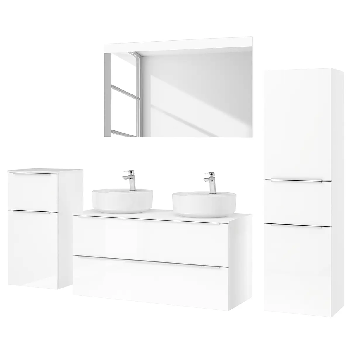 Badezimmerset MYBA XLVI | Weiß