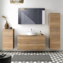 Badezimmerset MYBA XL 4-teilig | Braun