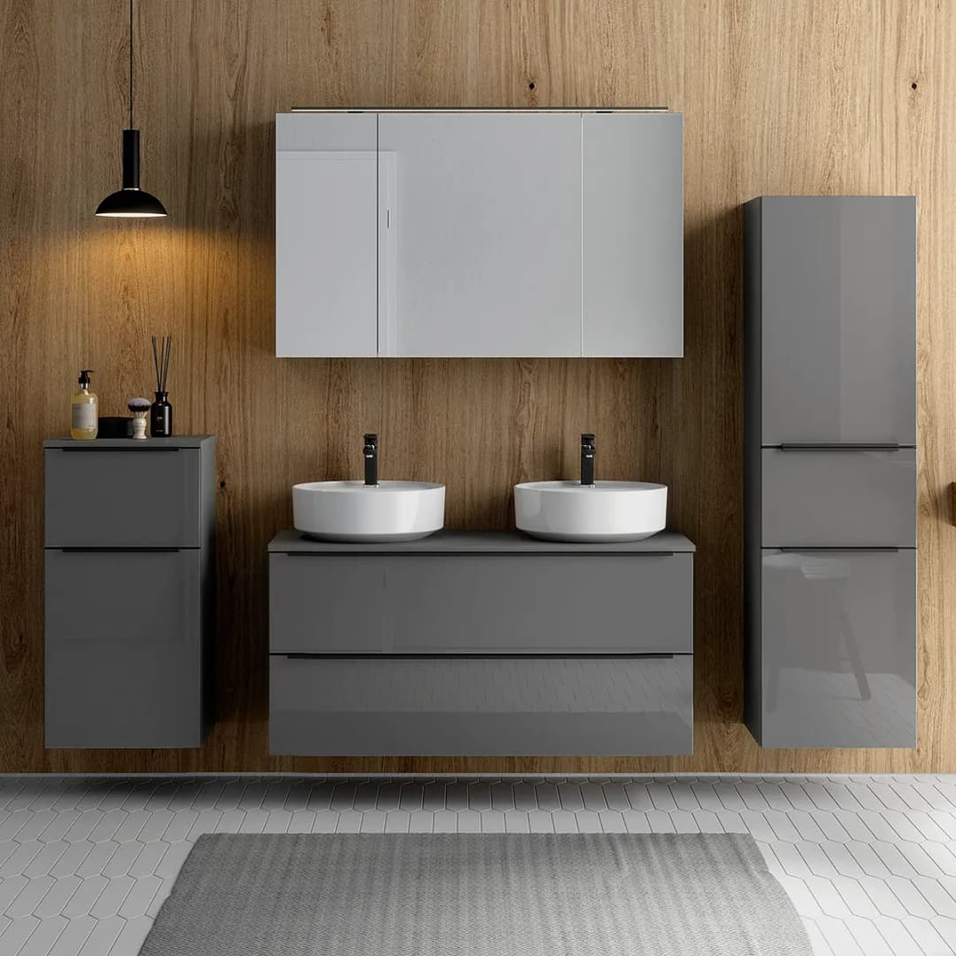 Badezimmerset MYBA XLIX | Grau