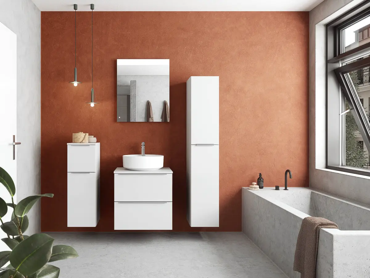 Badezimmerset MYBA XXXIV 2-teilig 60cm | Weiß