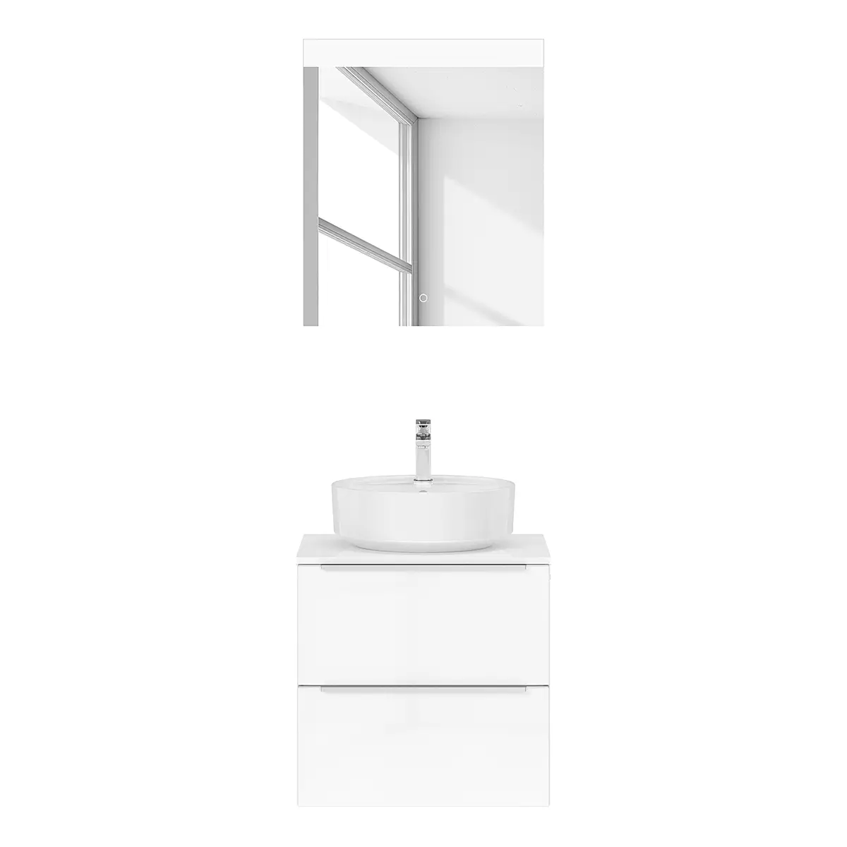 Badezimmerset MYBA XXXIV 2-teilig 60cm | Weiß