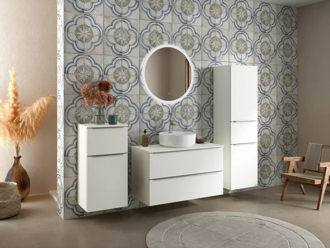 Badezimmerset MYBA L 2-teilig | Weiß