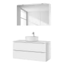 Badezimmerset MYBA XXXVI 2-teilig 120cm Weiß/Weiß | Weiß
