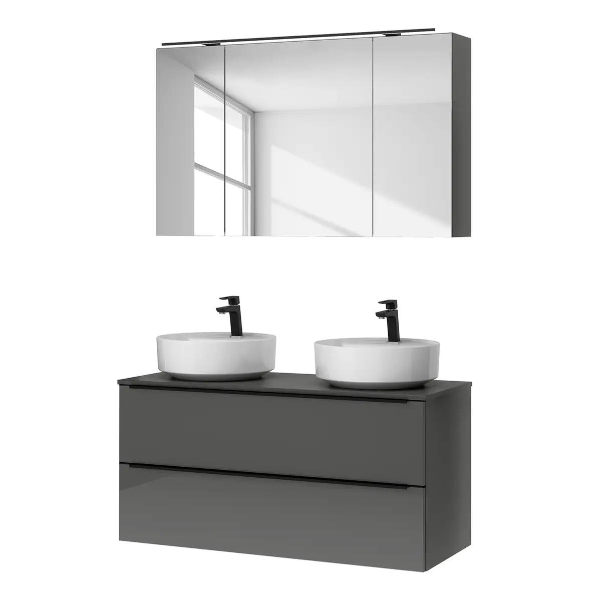 Badezimmerset MYBA XLV | Grau