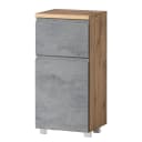 Unterschrank 40cm Grau/Beton Dekor | Grau