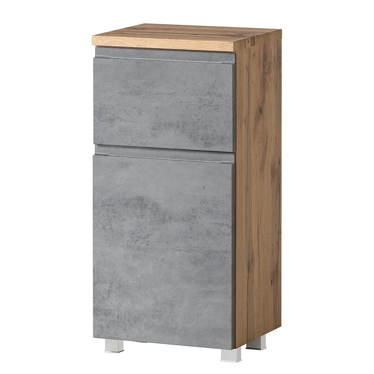 Unterschrank 40cm Grau/Beton Dekor | Grau