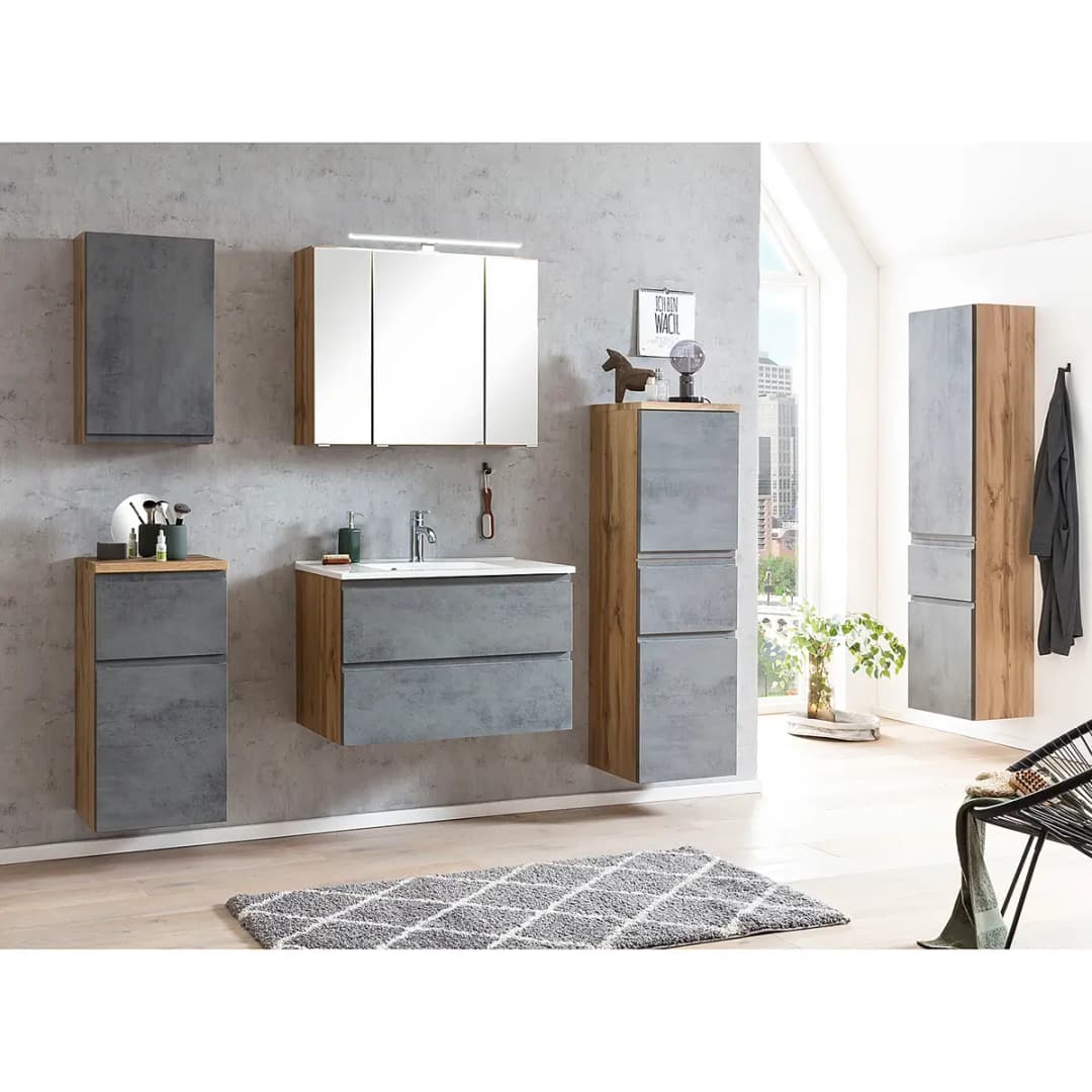 Badezimmerset III | Grau