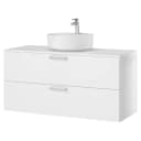 Waschtisch MYBA XI 120cm Weiß/Matt Weiß | Weiß
