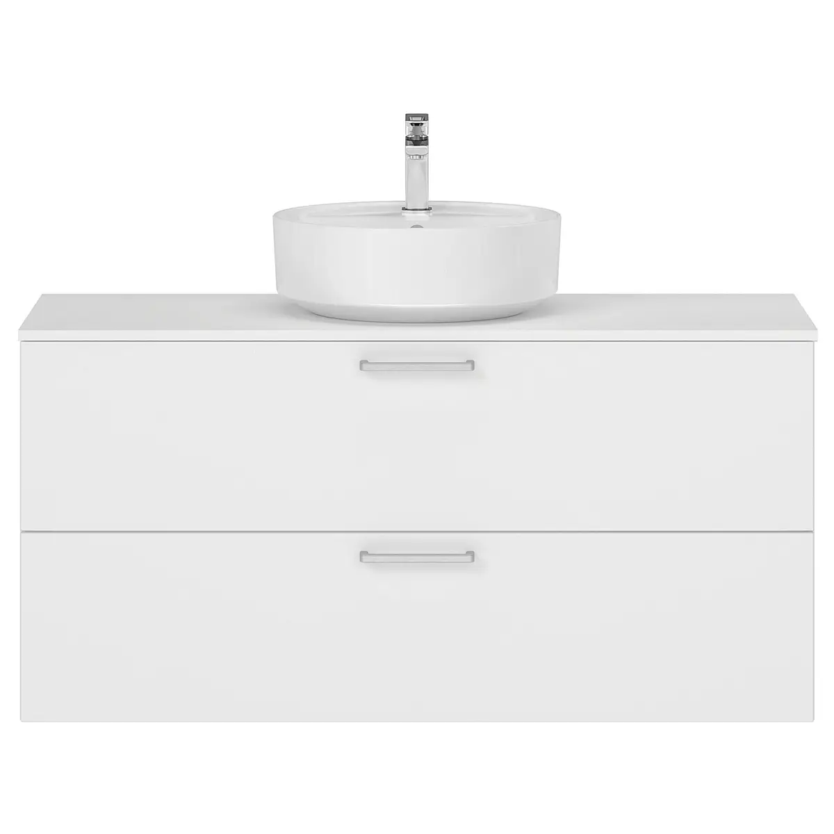 Waschtisch MYBA XI 120cm Weiß/Matt Weiß | Weiß