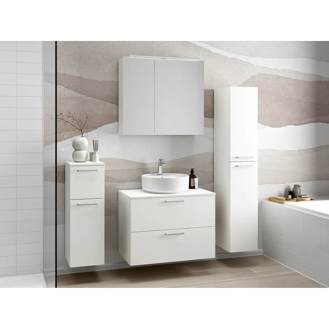 Badezimmerset MYBA LX 4-teilig | Weiß